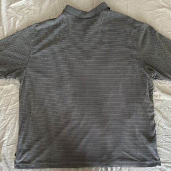 Men's Tommy Bahama Polo Short Sleeve Shirt Size 3XL Gray Casual Fit EUC - Picture 3 of 4
